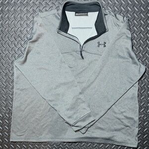 Under Armour ColdGear 1/4 Zip Pullover | Grey 3XL
